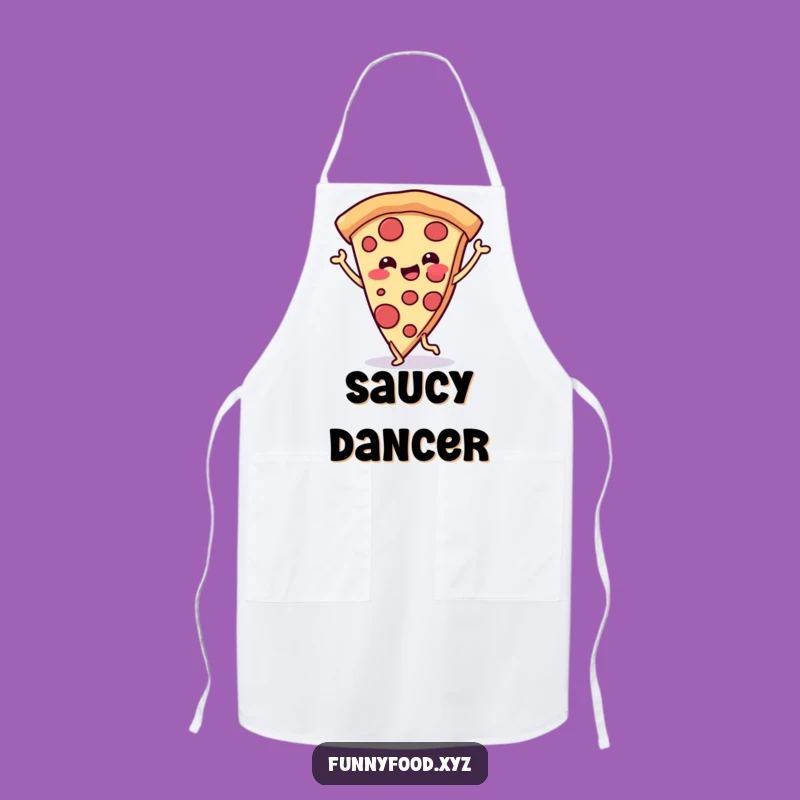 Funny Pizza Dance Apron: Grooving While Cooking, Hilarious Kitchen Essential