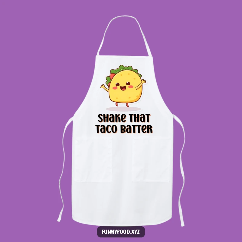 Funny Taco Dance Apron: Cook Up Fun in the Kitchen