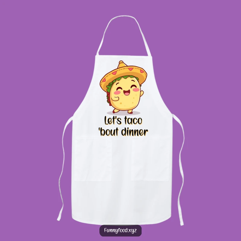 Funny Taco Shimmy Apron: Cook Up a Fiesta in the Kitchen
