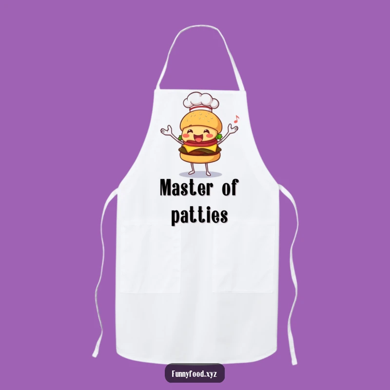 Funny Juggling Burger Apron: Cook and Juggle with Hilarious Chef Flair