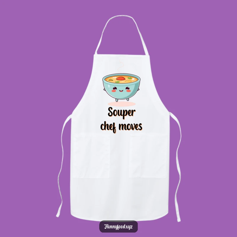Funny Soup Skip Apron: Chef's Steamy Wear, Perfect Humorous Gift