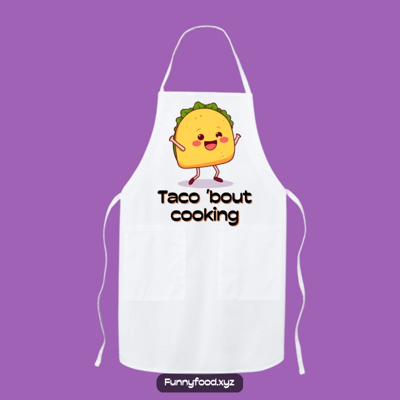 Funny Taco Dance Apron: Spice Up Your Cooking Adventures!