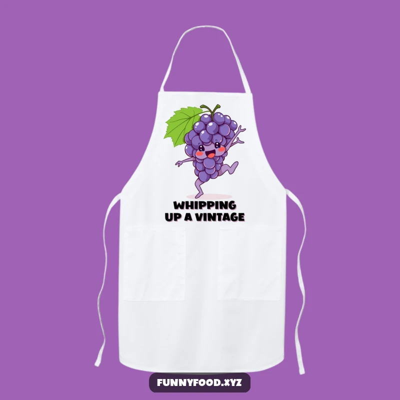Funny Grapes Gymnastics Apron - Workout Fuel Kitchen Gift
