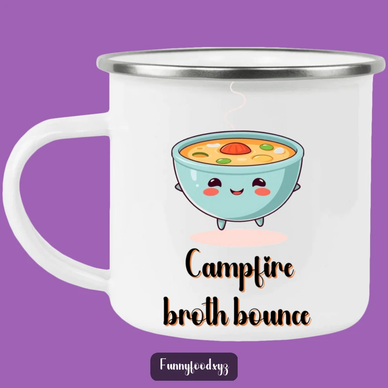 Funny Soup Skip Camping Mug: Cozy Adventure Cup, Perfect Humorous Gift