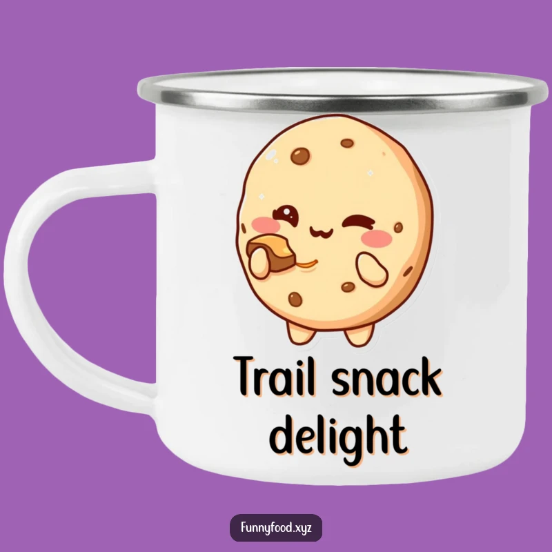 Funny Cookie Wink Camping Mug: Outdoor Sweet Offer Gift