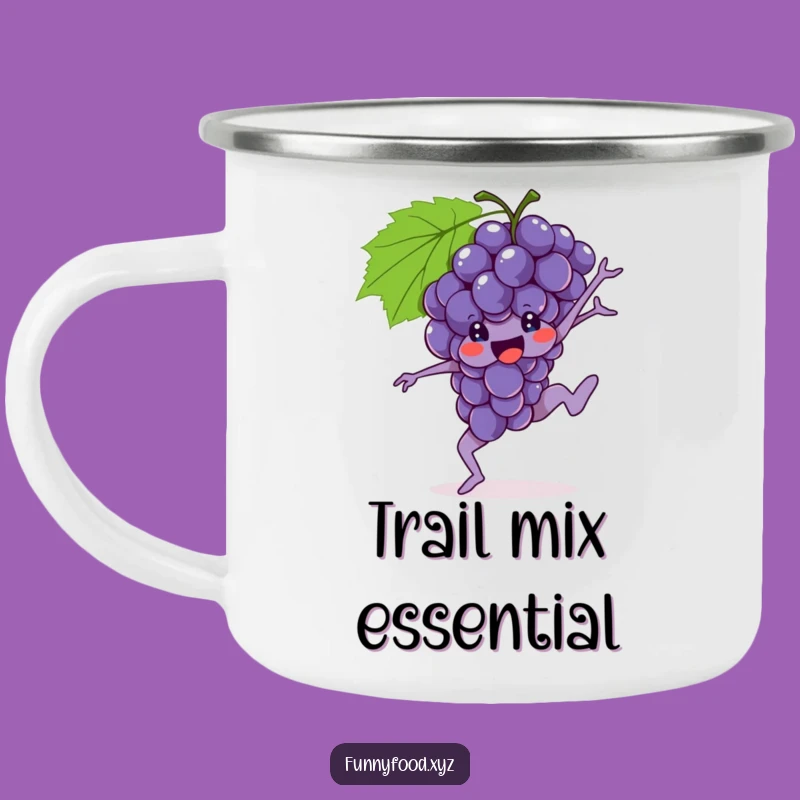 Funny Grapes Gymnastics Camping Mug - Active Outdoor Fuel