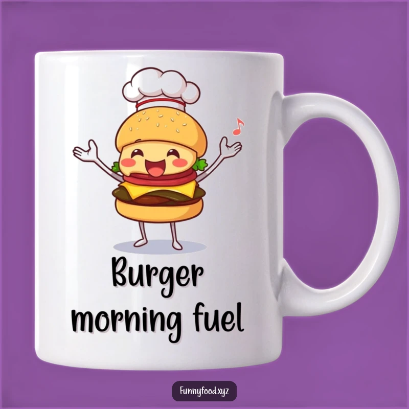 Funny Juggling Burger Mug: A Hilarious Chef Gift for Food Lovers