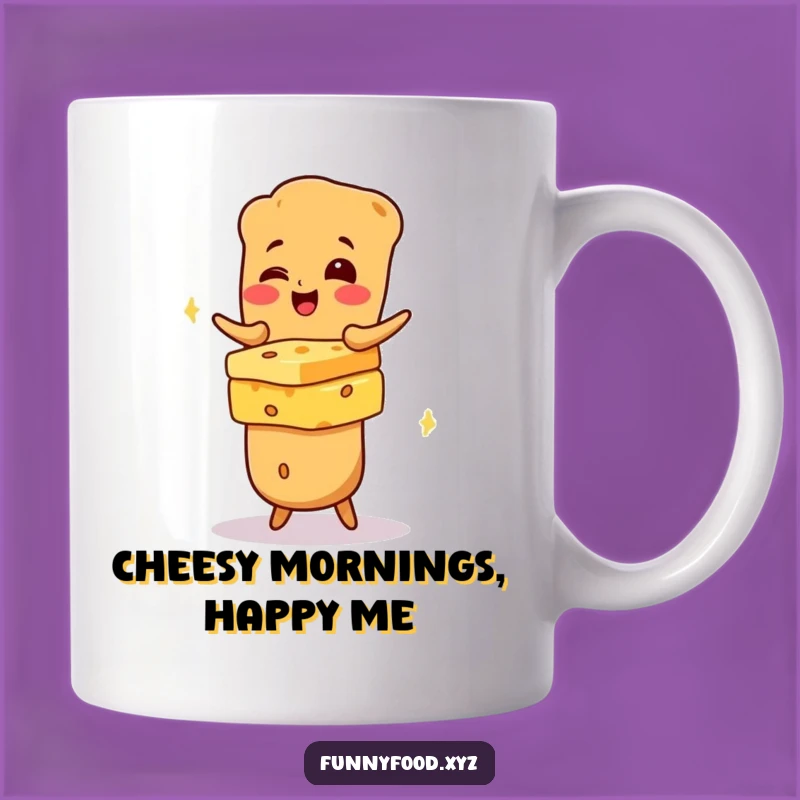 Funny Baguette Cheese Mug: Hilarious Gift for Carb and Cheese Lovers