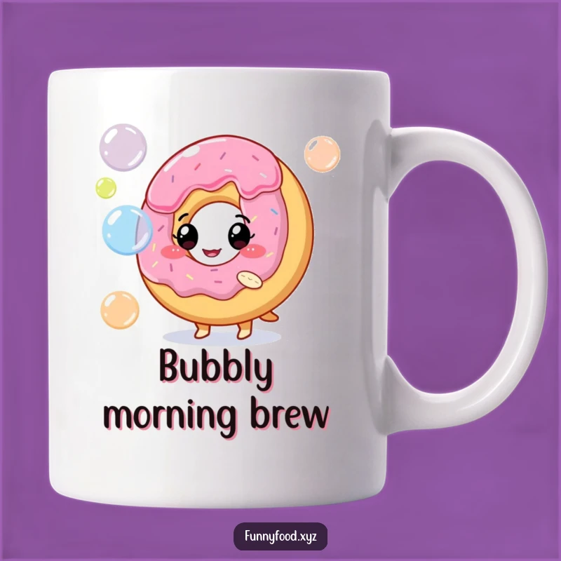 Funny Donut Bubbles Mug - Sweet Fun and Laughter Gift