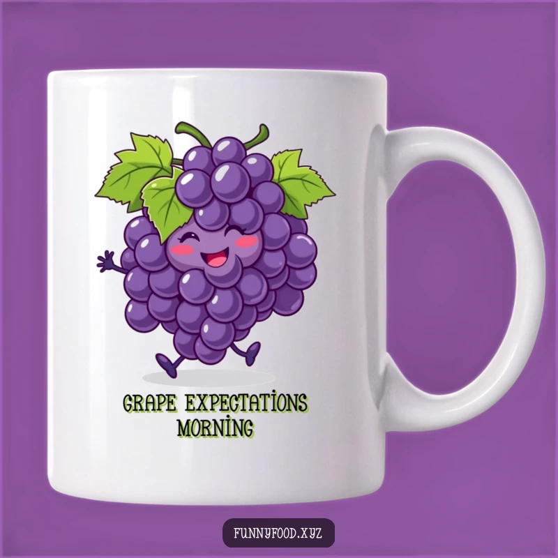 Funny Grapes Jigging Mug - A Hilarious Gift for Wine Lovers and Fruit Fans