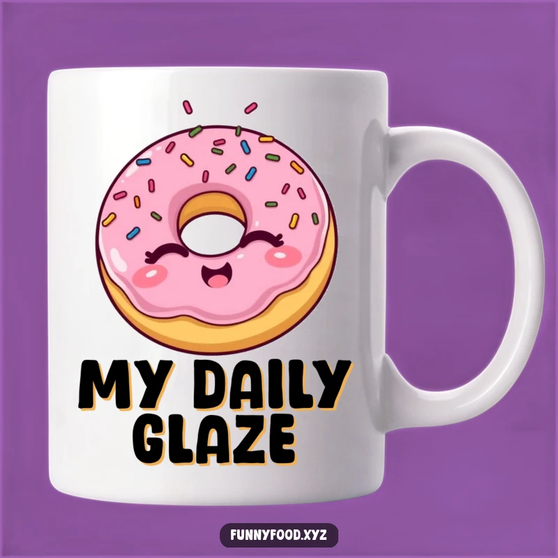 Funny Winking Donut Mug, Sprinkles Galore - The Perfect Hilarious Gift!