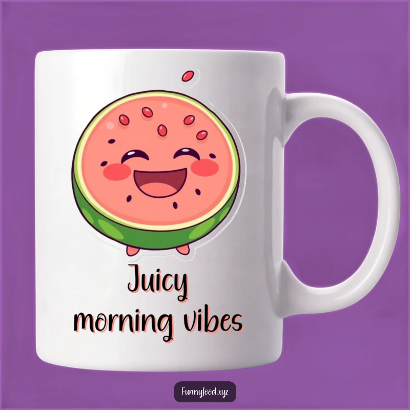 Funny Laughing Watermelon Mug - Juicy Joke, Perfect Summer Gift