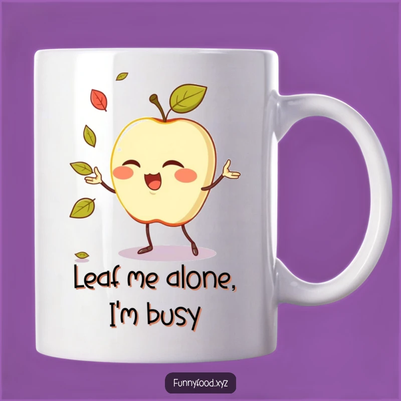 Funny Juggling Apple Mug: A Witty Gift for Fruit Lovers