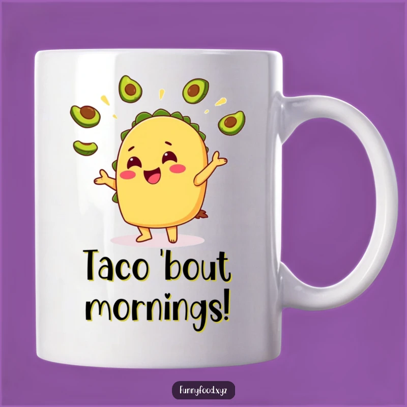 Funny Taco Avocado Mug: A Deliciously Hilarious Gift for Foodies