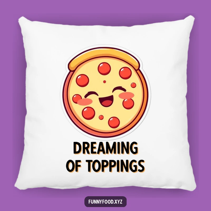 Funny Pizza Slice Pillow - Cheesy Comfort, Beaming Smile, Perfect Accent Gift