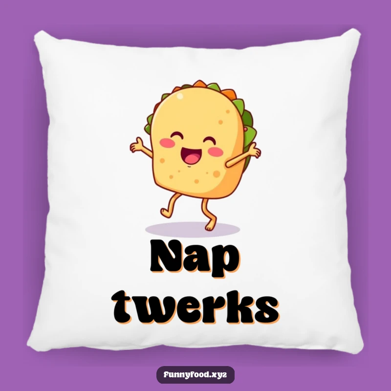Funny Taco Dance Pillow: Cozy Fiesta Cushion, Perfect Humorous Gift