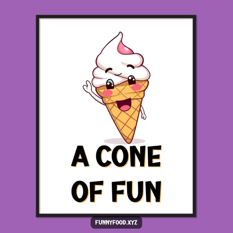 Funny Goofy Ice Cream Digital Art - Instant Sweet Decor