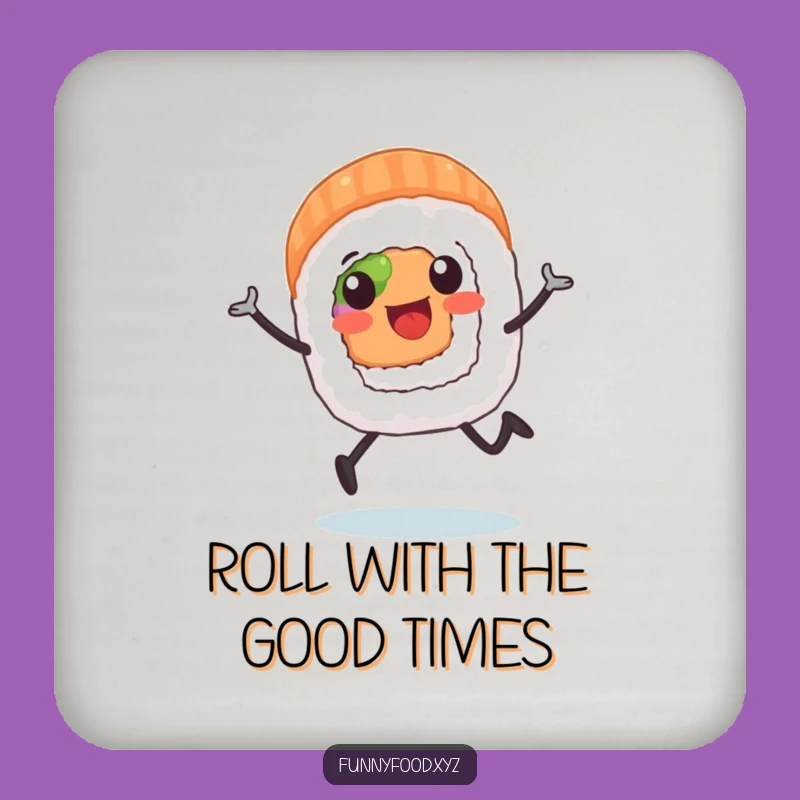 Funny Sushi Roll Runner Coaster Set: Protect Surfaces with Japanese Charm
