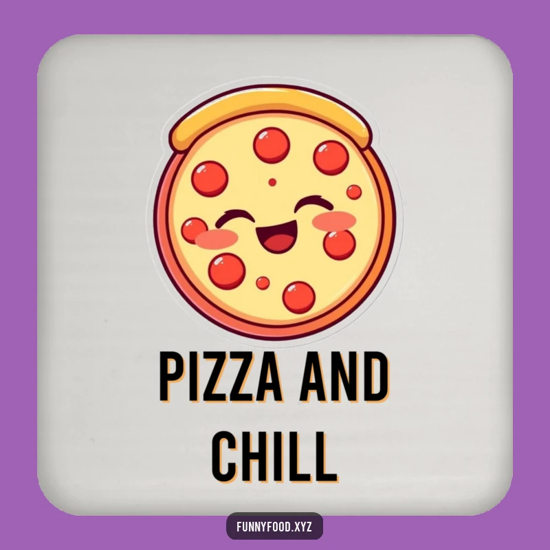 Funny Pizza Slice Coaster - Protect Surfaces with Cheesy Humor, Humorous Tabletop Gift