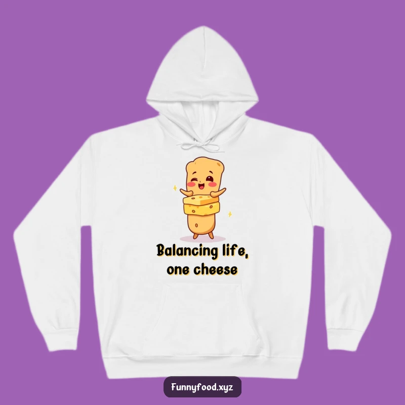 Funny Baguette Cheese Hoodie: Cozy Comfort for Carb Enthusiasts