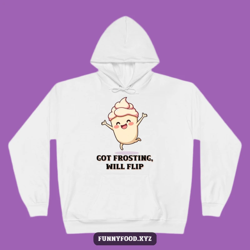 Funny Cupcake Cartwheel Hoodie: Cozy Up with Sweet Fun