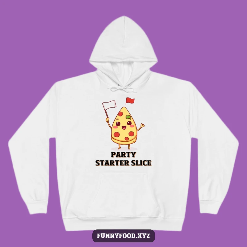 Funny Pizza Hoodie: Cozy Slice Character Sweatshirt, Ideal Funny Gift for Pizza Fanatics
