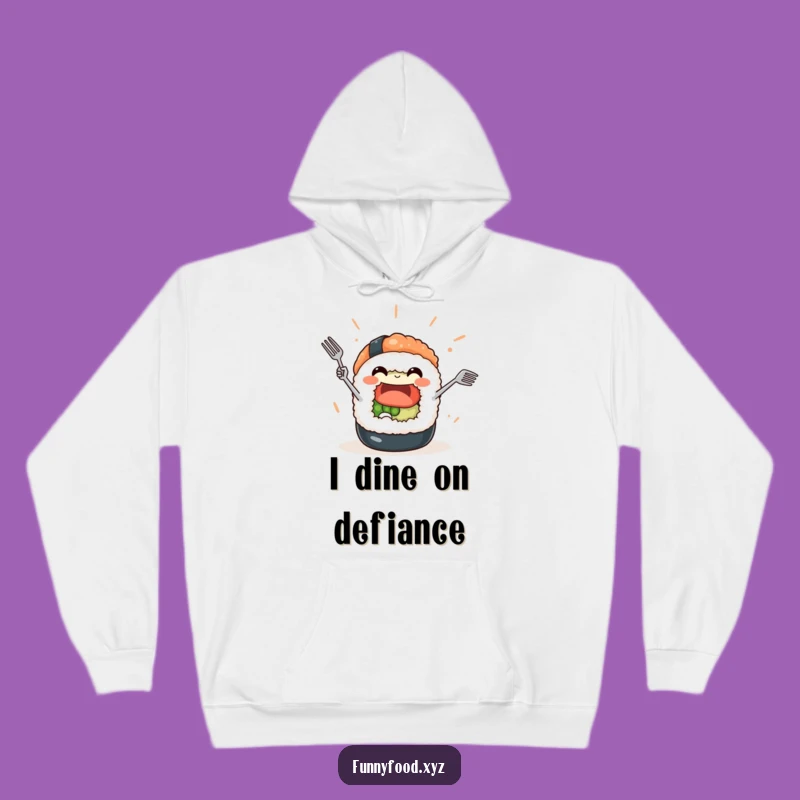 Funny Sushi Roll Hoodie: Cozy Juggler Apparel, the Ultimate Funny Gift