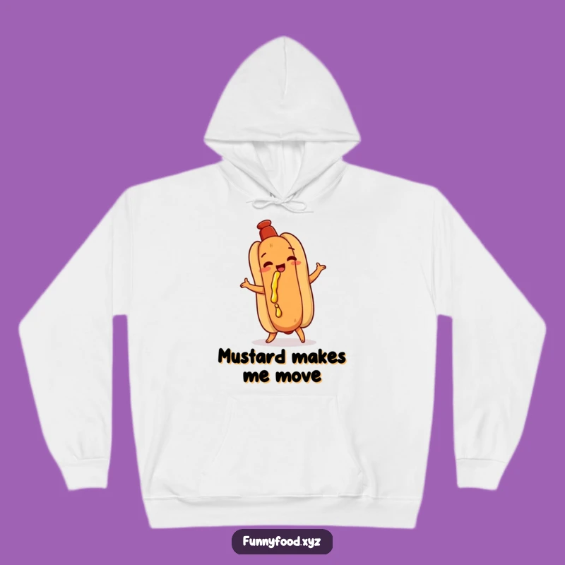 Funny Hot Dog Boogie Hoodie - Cozy and Hilarious Grill Master Apparel