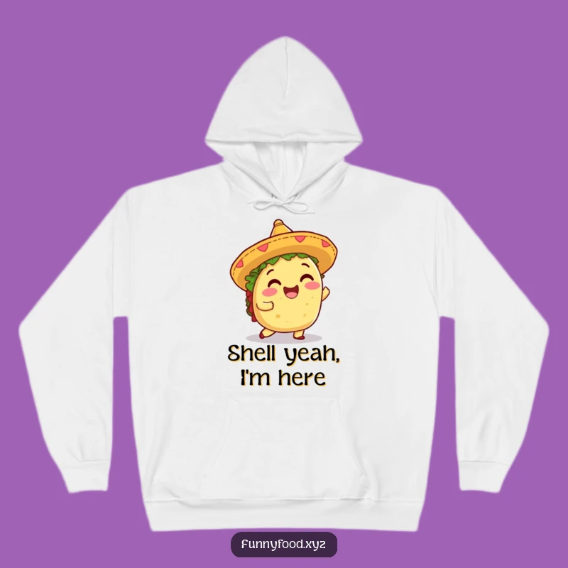 Cozy Funny Taco Shimmy Hoodie: Stay Warm with Fiesta Vibes