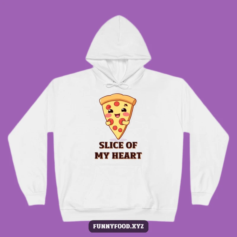 Funny Pizza Hug Hoodie - Cozy Comfort and Deliciously Humorous