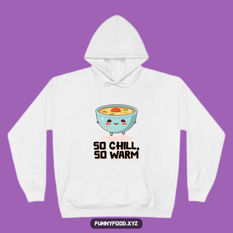 Funny Soup Skip Hoodie: Cozy Steamy Sweatshirt, Ultimate Humorous Gift