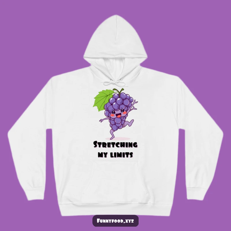 Cozy Funny Grapes Gymnastics Hoodie - Warm & Active Gift