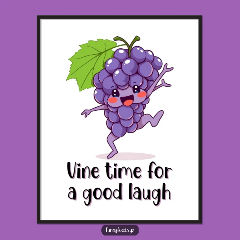 Free Printable Grapes Wall Art: Lively Downloadable Decor for a Fun Space