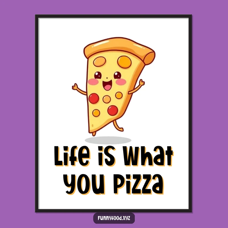 Funny Free Printable Wall Art: Pizza Jig DIY Decor, Hilarious Downloadable Art