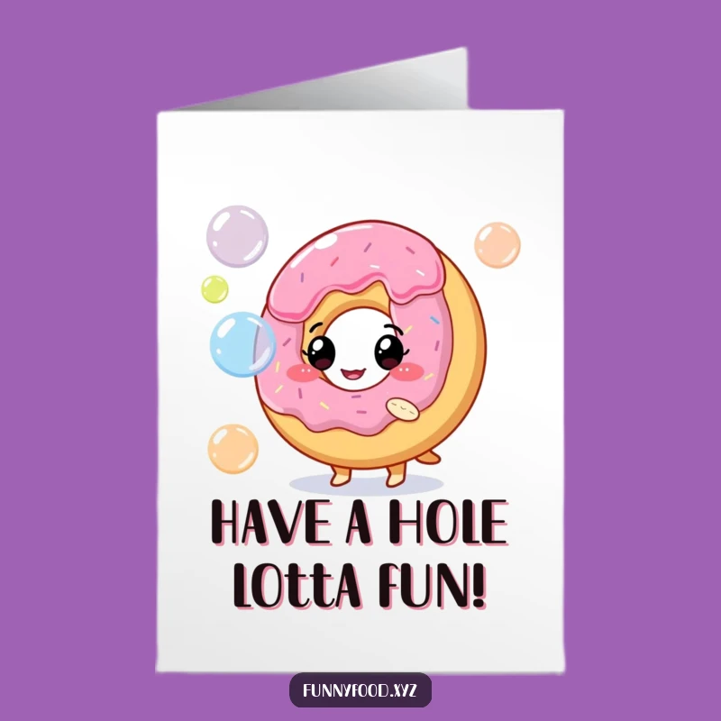 Free Printable Donut Bubbles Birthday Card: Fun Downloadable Greeting for Sweet Celebrations