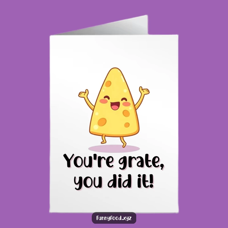 Free Printable Cheesy Dance Congrats Card - Funny Downloadable Celebration!