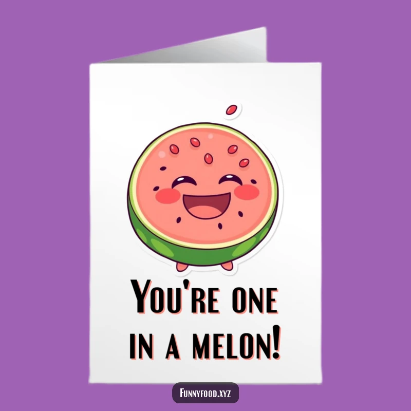 Free Printable Congrats Card: Joyful Watermelon, Hilarious Downloadable Gift