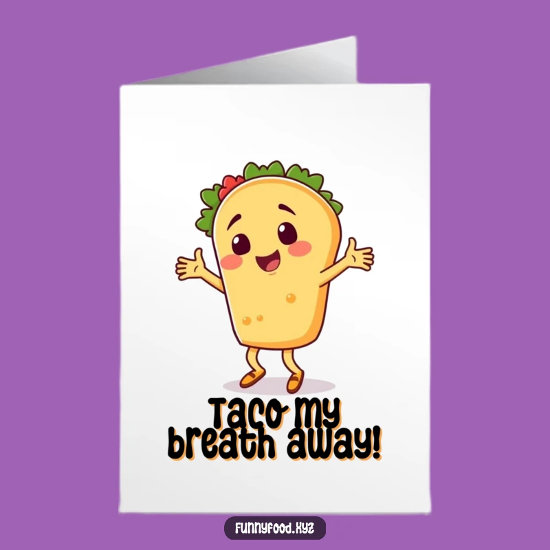 Free Printable Congrats Card: Funny Taco Dancer - Downloadable Celebration Gift