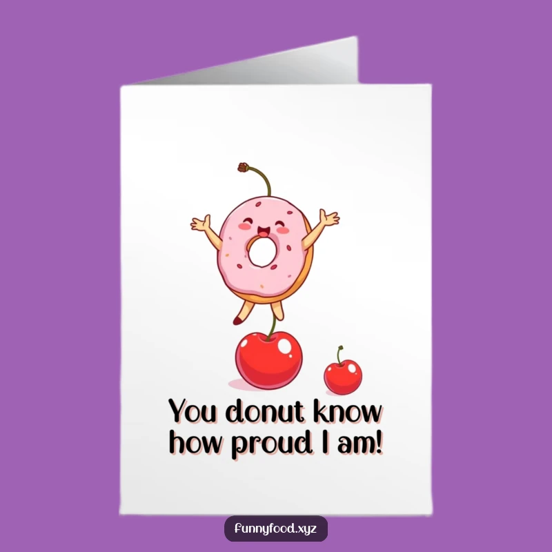 Free Printable Donut Congrats Card: Hilarious Downloadable Gift for Big Wins