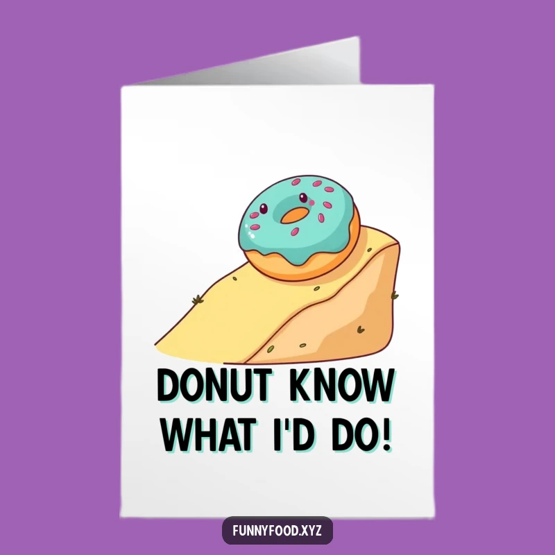 Free Printable Donut Thank You Card: Rolling Gratitude Greeting, Downloadable Fun
