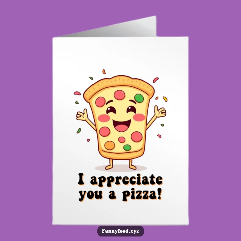 Free Printable Thank You Card: Pizza's Confetti Thanks - Downloadable!