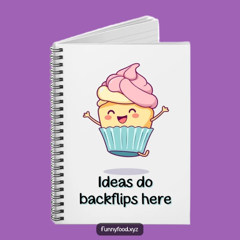 Funny Cupcake Notebook: Sweet Thoughts Journal, a Creative Funny Gift