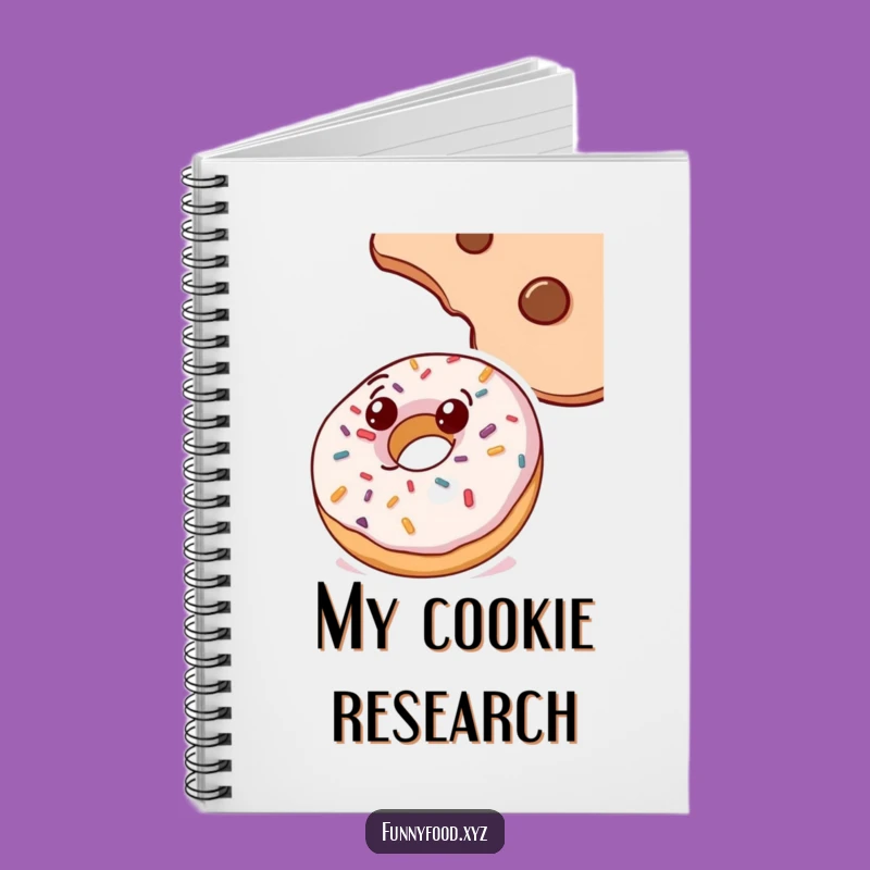 Funny Doughnut Curiosity Notebook - Hilarious Journal for Sweet Ideas