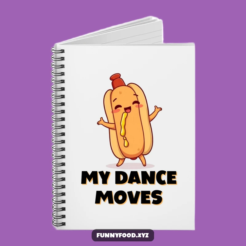 Funny Hot Dog Shimmy Notebook - Hilarious Journal for Fun Ideas