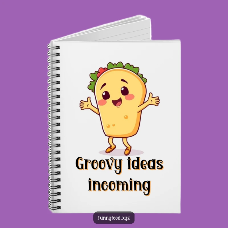 Funny Taco Dancer Notebook: Jot Down Ideas with Fiesta Flair and Humor