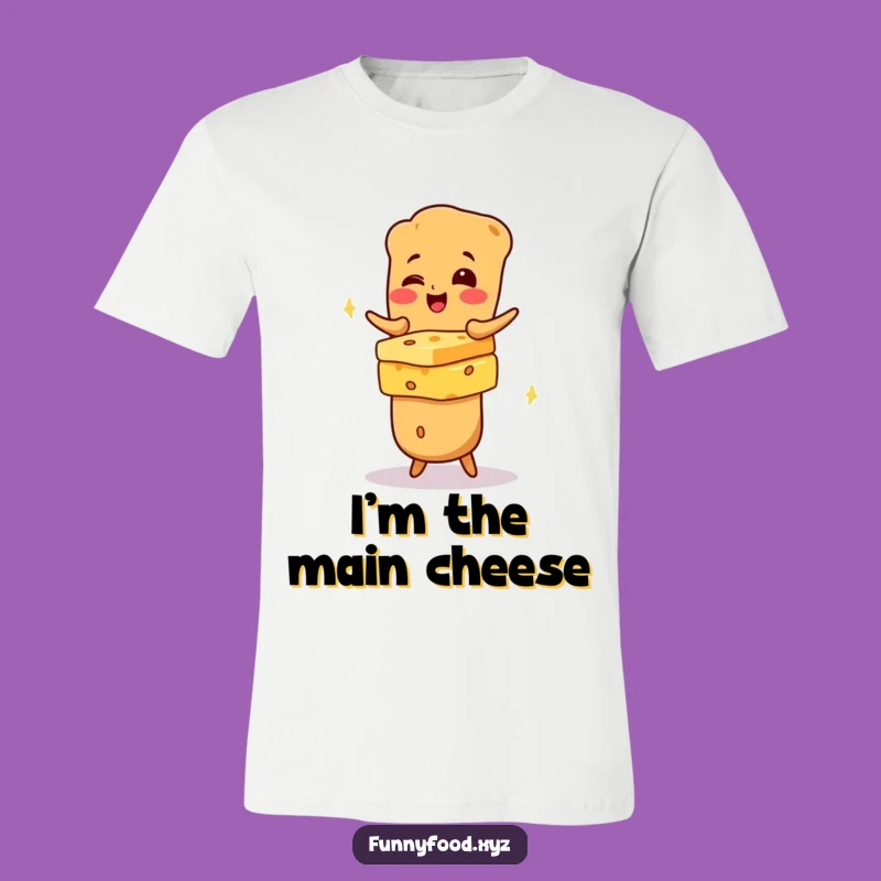 Funny Baguette Cheese T-Shirt: Wear Your Love for Carbs and Laughs
