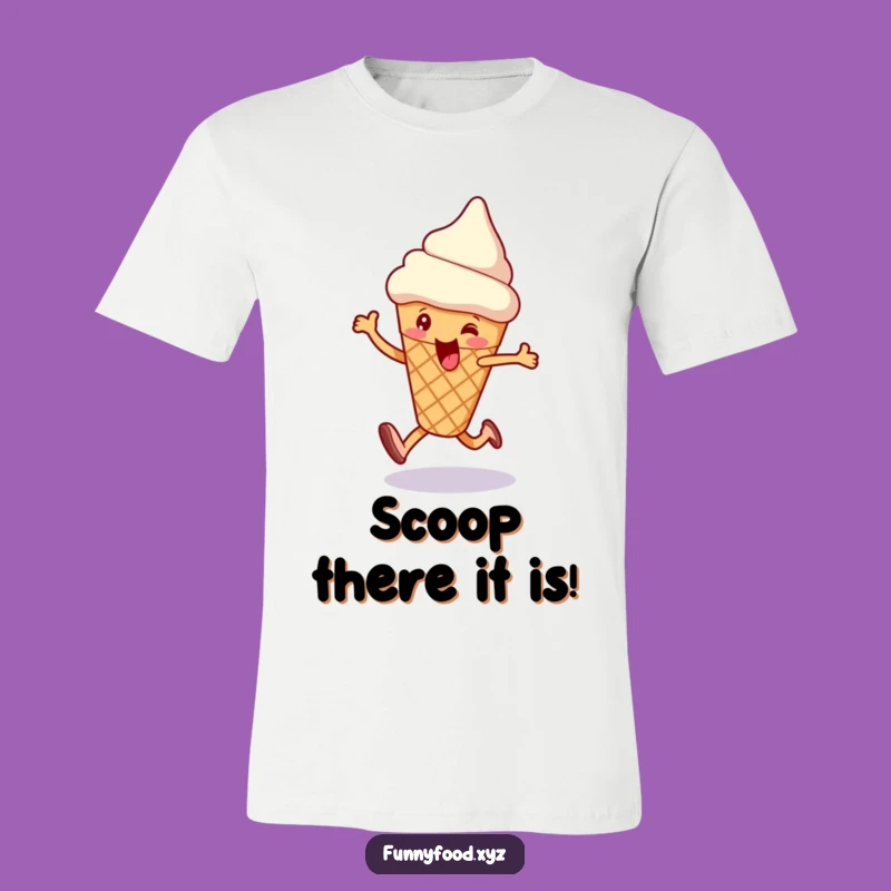 Funny Ice Cream Skip T-Shirt: Wear Your Sweet Enthusiasm