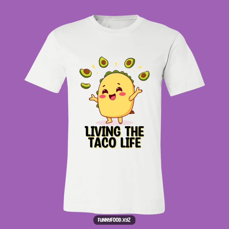 Funny Taco Avocado T-Shirt: Hilarious Top for Food Lovers