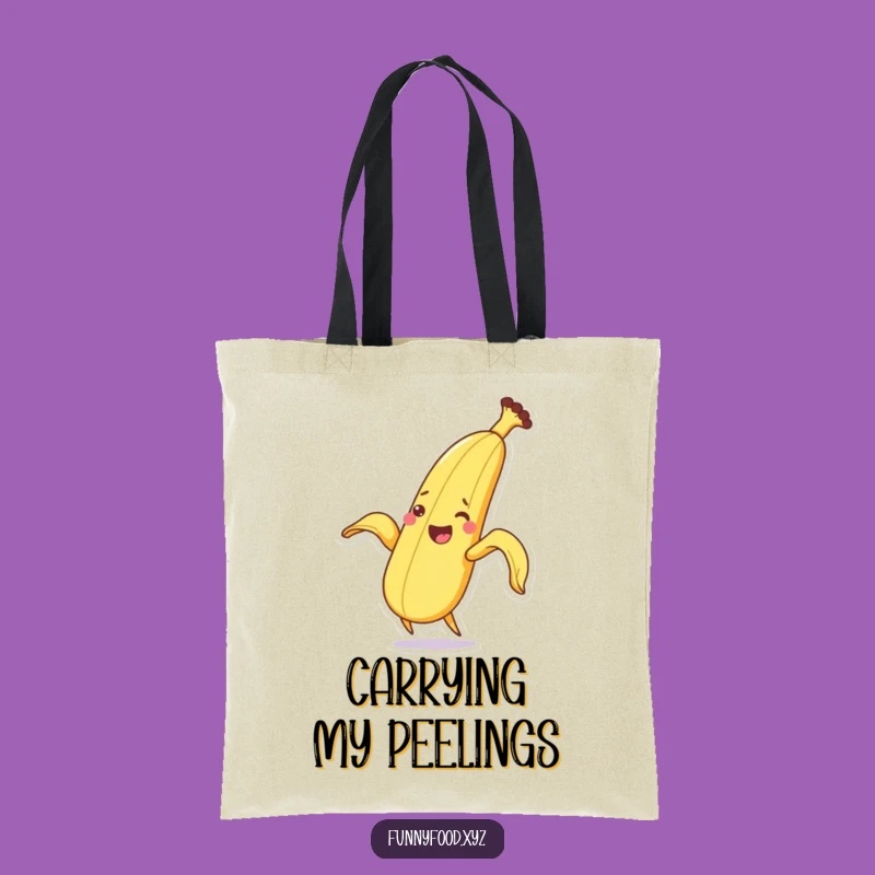 Funny Groovy Banana Peeling Tote Bag - Carry Your Fun with Style Gift