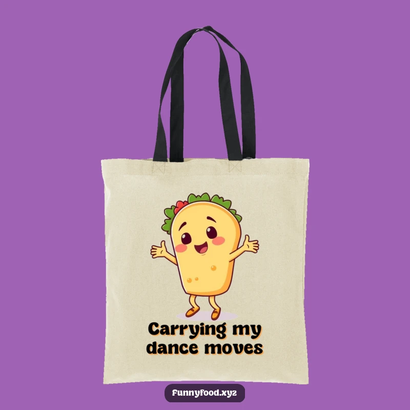 Funny Taco Dancer Tote Bag: Carry Your Fun Wherever You Go with Style